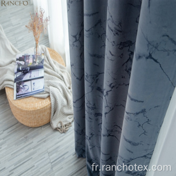 Salon Luxury Backossing Curtain Heavy Velvet rideaux